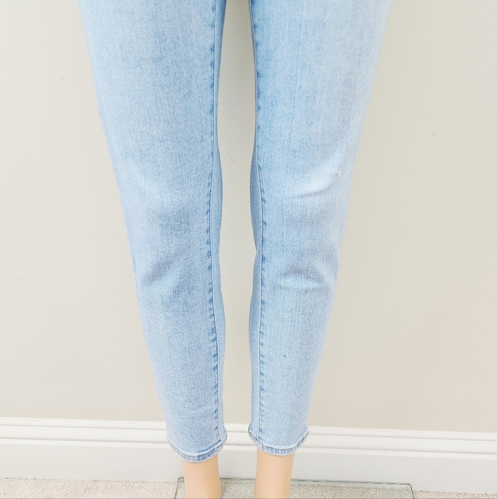 Wax Collection High Waist Ankle Skinny Jeans Pants - Picture 6 of 11